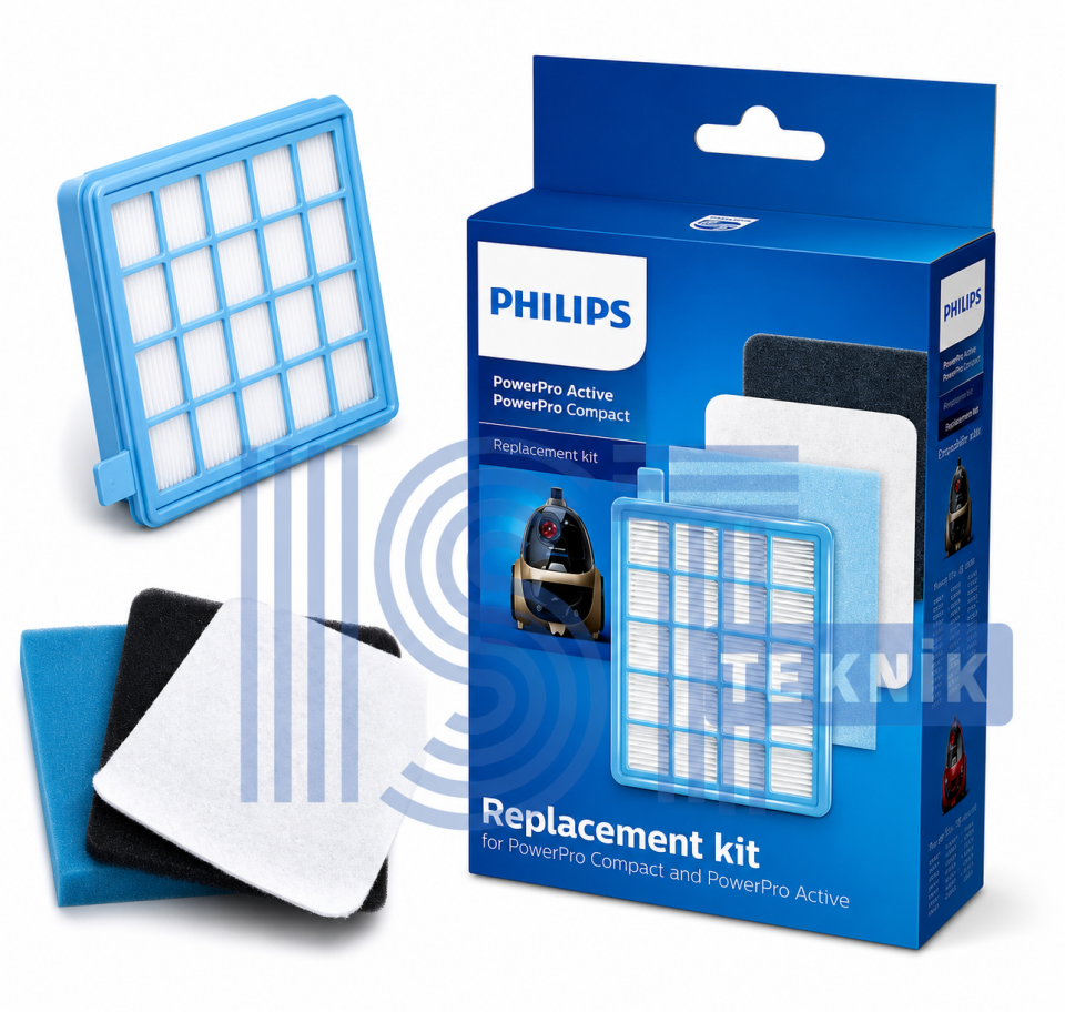 Philips FC 8475 Hepa Filtre Seti 4'lü KUTULU